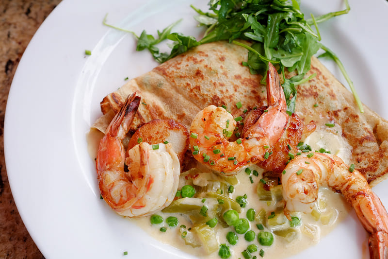 SEAFOOD CRÊPE